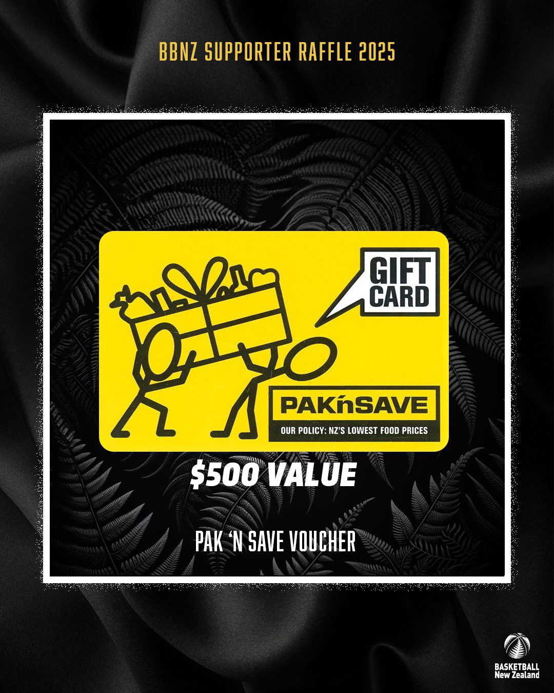 $500 Pak n Save Voucher