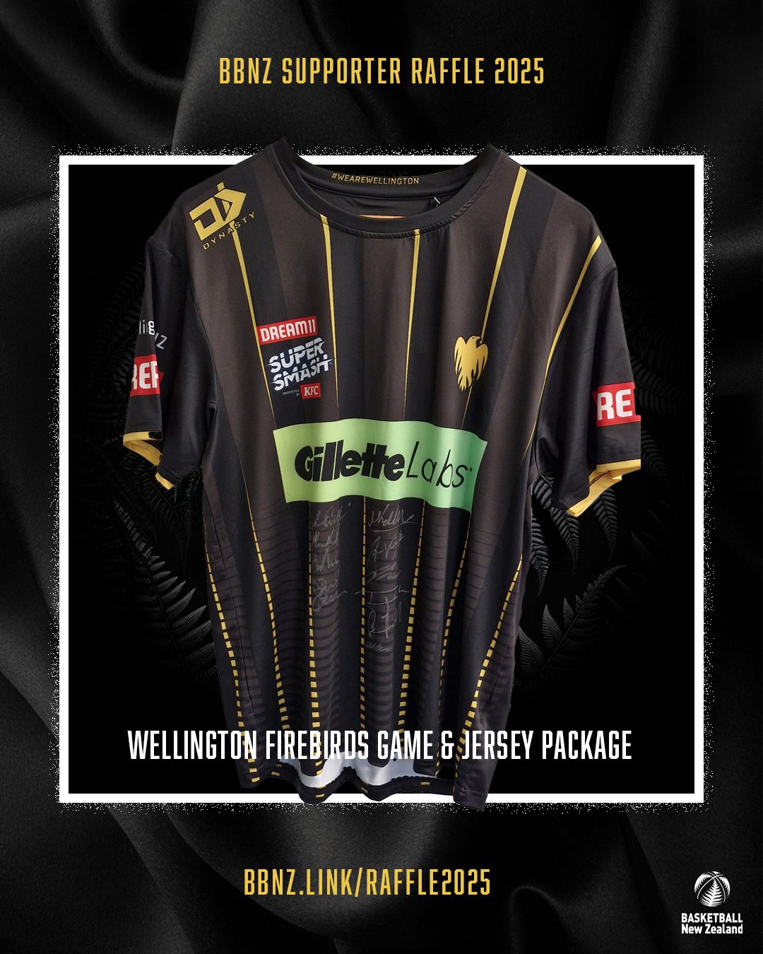 Signed Wellington Firebirds Jersey & Game Pack